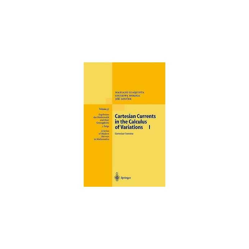 Cartesian Currents in the Calculus of Variations I - 9783642083747