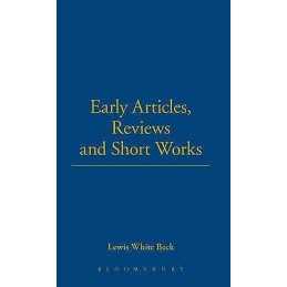 Early Articles, Reviews And Short Works - 9781843716129
