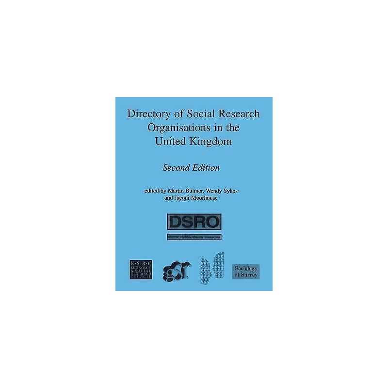 Directory of Social Research Organisations in the United Kingdom - 9780720123715