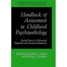Handbook of Assessment in Childhood Psychopathology - 9780306424366