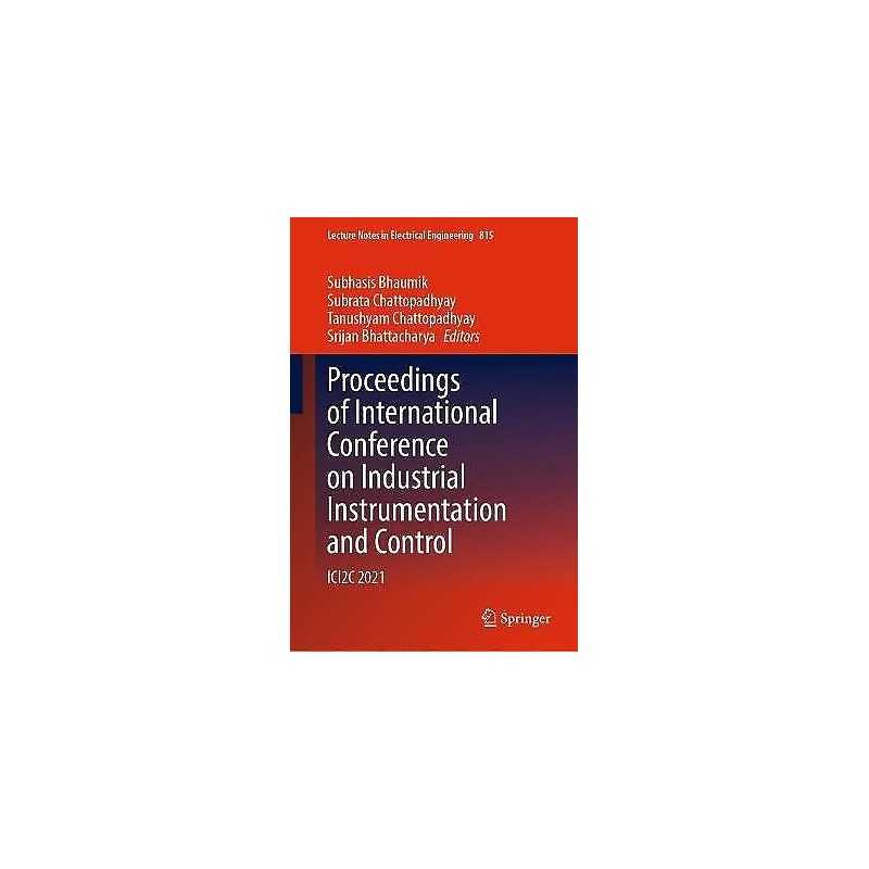 Proceedings of International Conference on Industrial Instrum... - 9789811670107