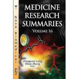Medicine Research Summaries (with Biographical Sketches) - 9781536127539