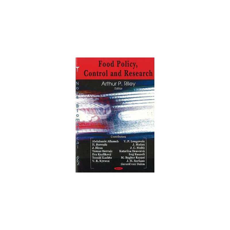 Food Policy, Control & Research - 9781594544088