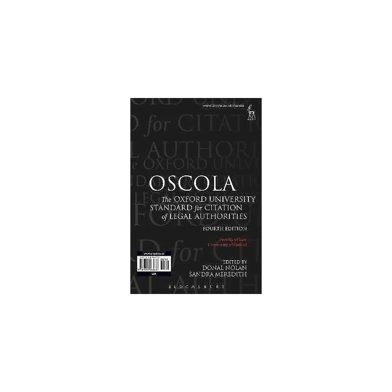 OSCOLA - 9781849463676