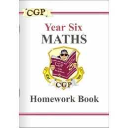 KS2 Maths Homework Book - Year 6 by CGP Books Paperback Book
