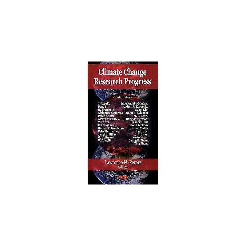 Climate Change Research Progress - 9781600219986