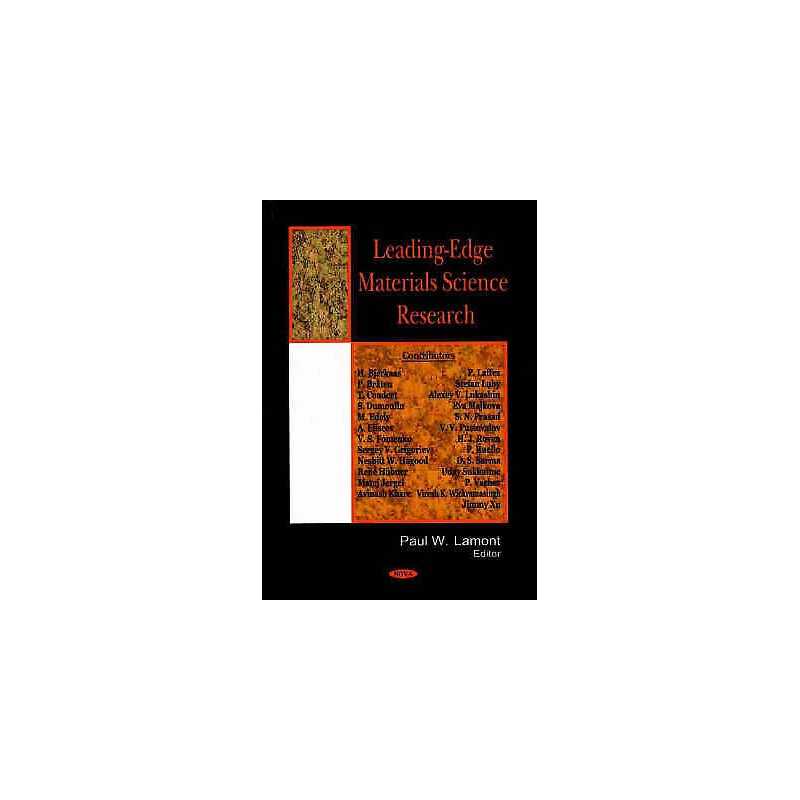 Leading-Edge Materials Science Research - 9781600217982