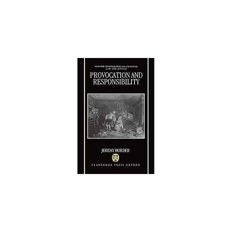 Provocation and Responsibility - 9780198256960