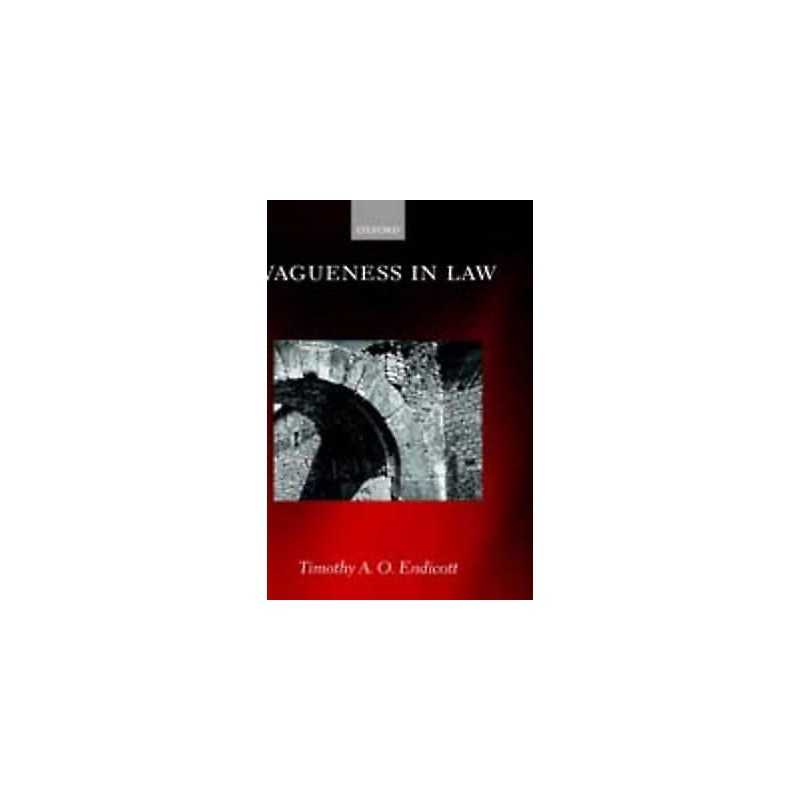 Vagueness in Law - 9780198268406