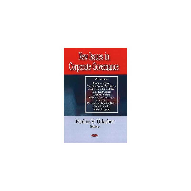 New Issues in Corporate Governance - 9781604560046