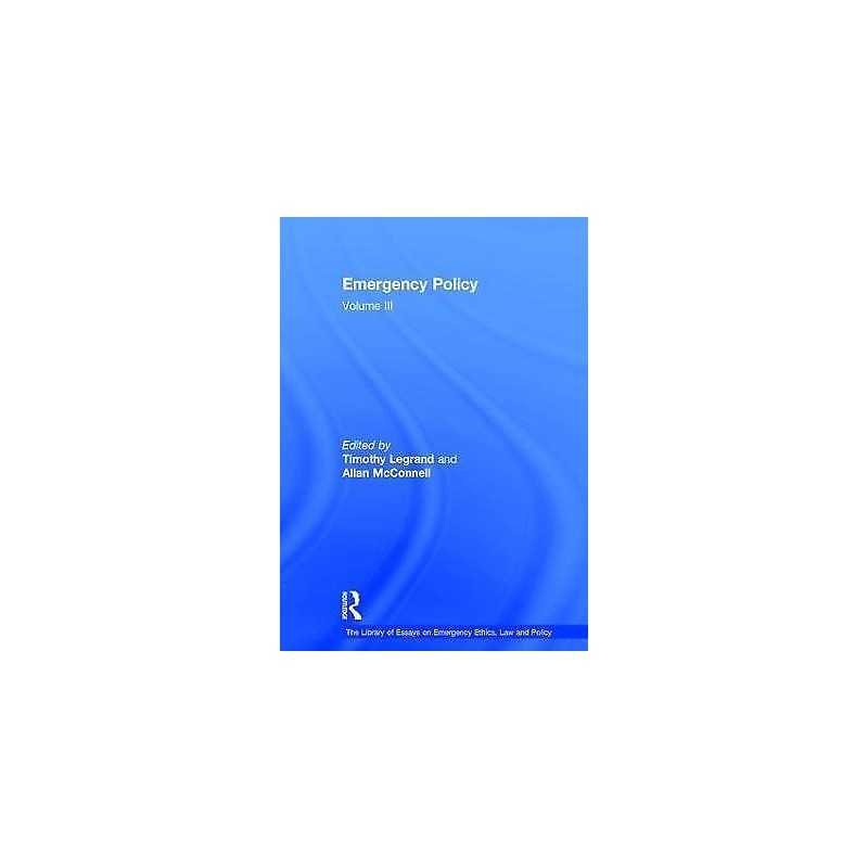 Emergency Policy - 9781409440772