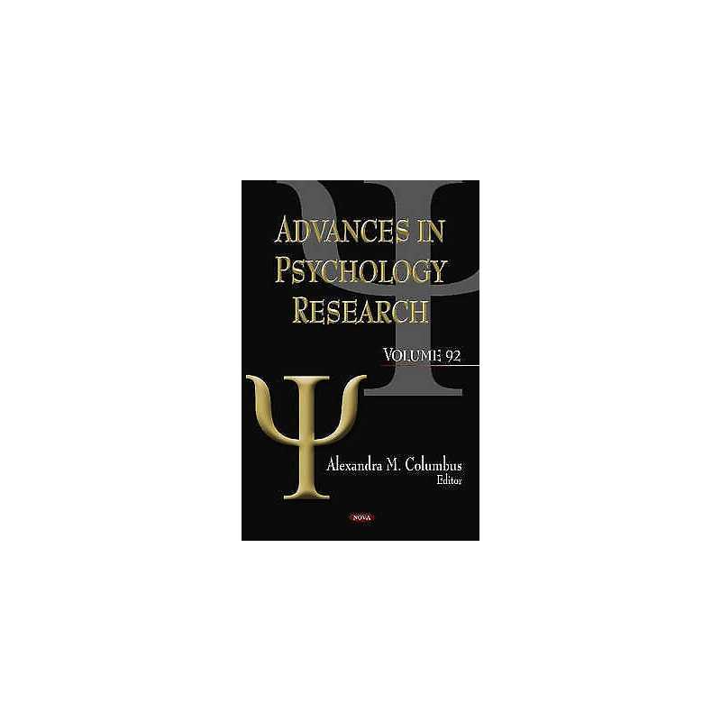 Advances in Psychology Research - 9781619427327