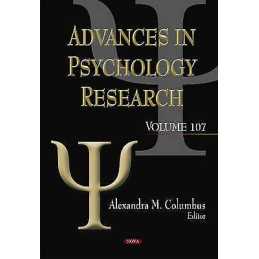 Advances in Psychology Research - 9781634824590