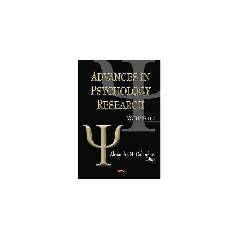 Advances in Psychology Research - 9781634824590