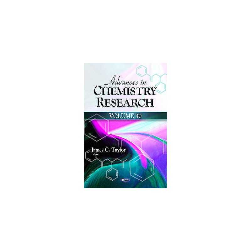 Advances in Chemistry Research - 9781634841832