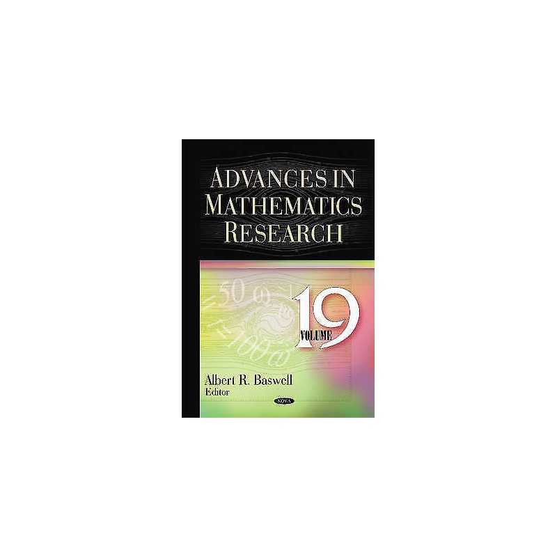 Advances in Mathematics Research - 9781634820189