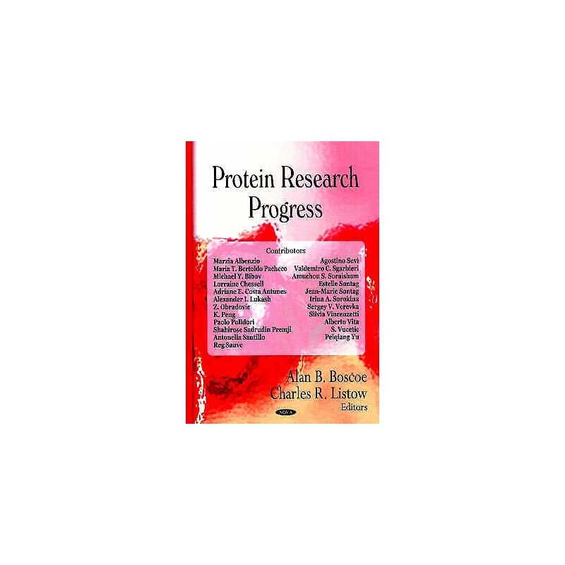 Protein Research Progress - 9781600216633