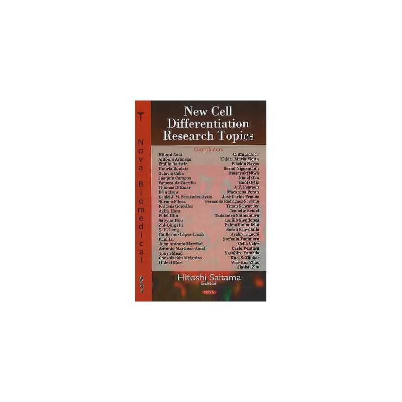 New Cell Differentiation Research Topics - 9781600219375