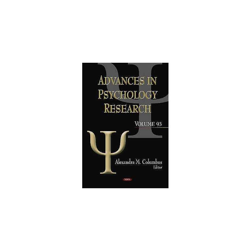 Advances in Psychology Research - 9781620814703