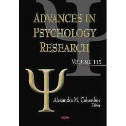 Advances in Psychology Research - 9781634848879