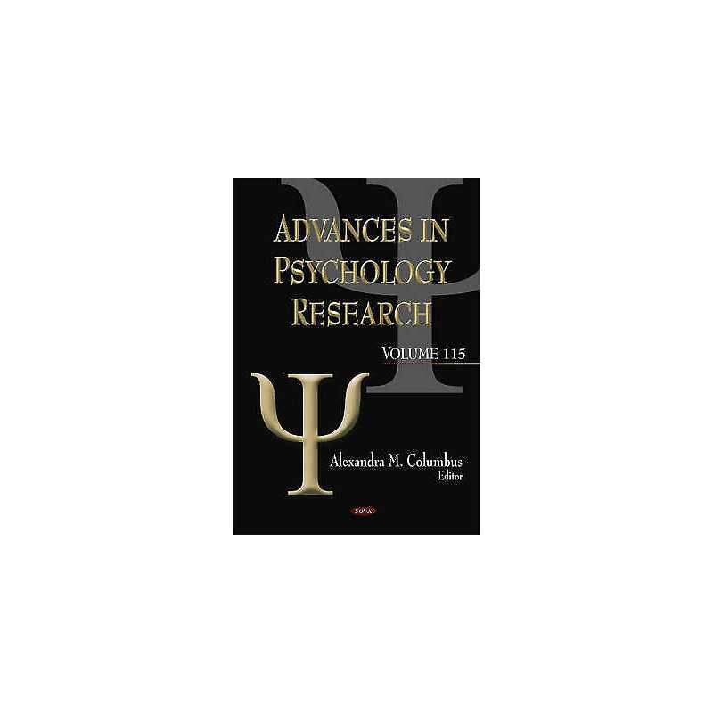 Advances in Psychology Research - 9781634848879