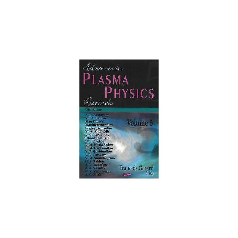 Advances in Plasma Physics Research - 9781590339282