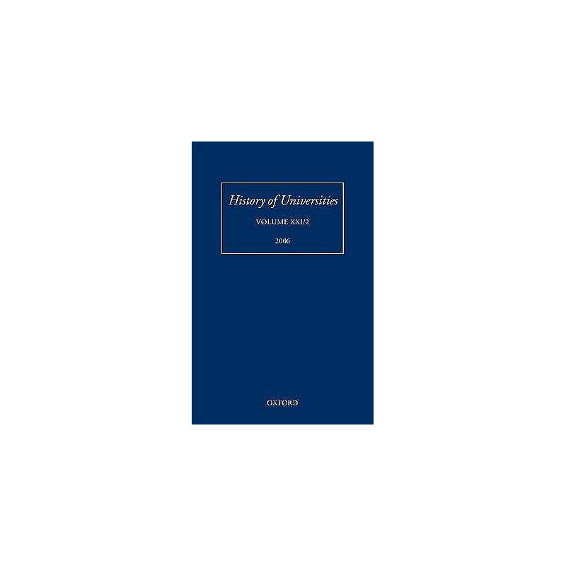History of Universities - 9780199206858