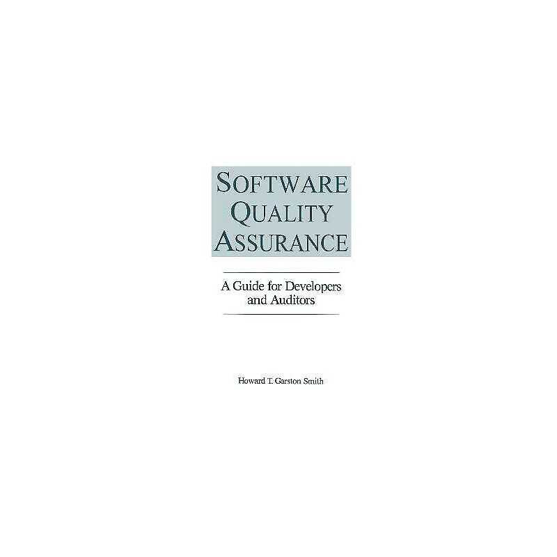 Software Quality Assurance - 9781574910490
