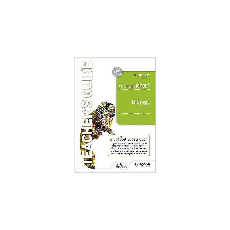 Cambridge IGCSE (TM) Biology Teachers Guide with Boost Subsc... - 9781398310476