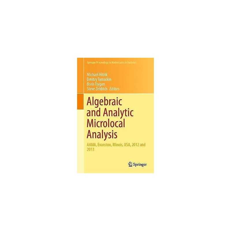 Algebraic and Analytic Microlocal Analysis - 9783030015862