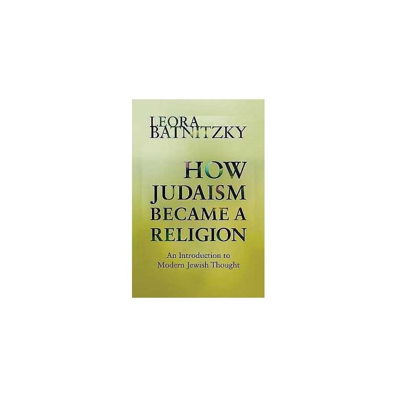 How Judaism Became a Religion - 9780691160139