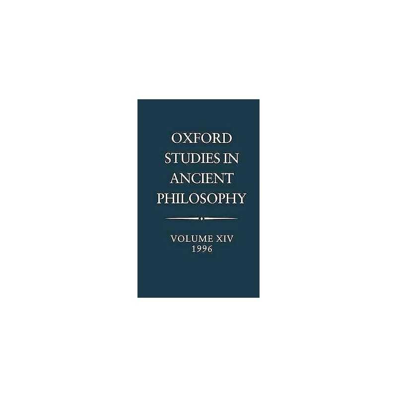 Oxford Studies in Ancient Philosophy: Volume XIV, 1996 - 9780198236702