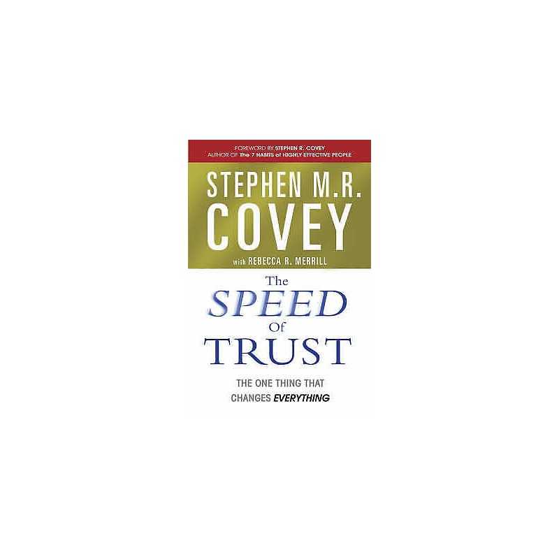 The Speed of Trust - 9780743295604