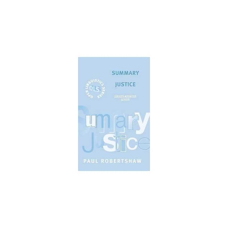 Summary Justice - 9780304337019
