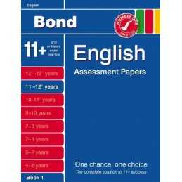 Bond English Assessment papers: 11-12+ Years by Sarah Lindsay Paperback Book The