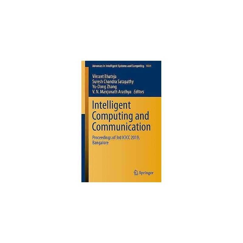 Intelligent Computing and Communication - 9789811510830