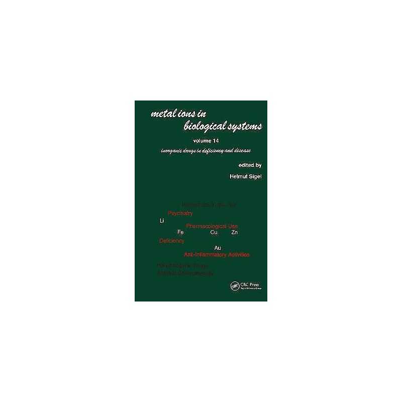 Metal Ions in Biological Systems - 9780824715694
