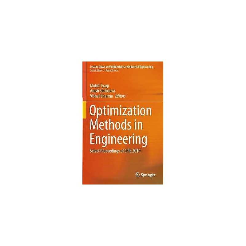 Optimization Methods in Engineering - 9789811545528