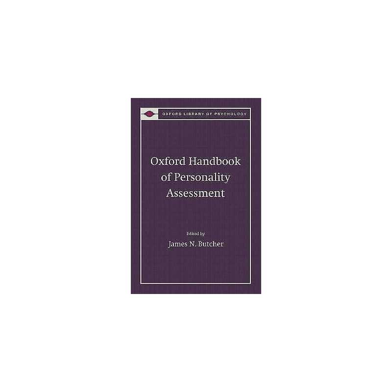 Oxford Handbook of Personality Assessment - 9780195366877