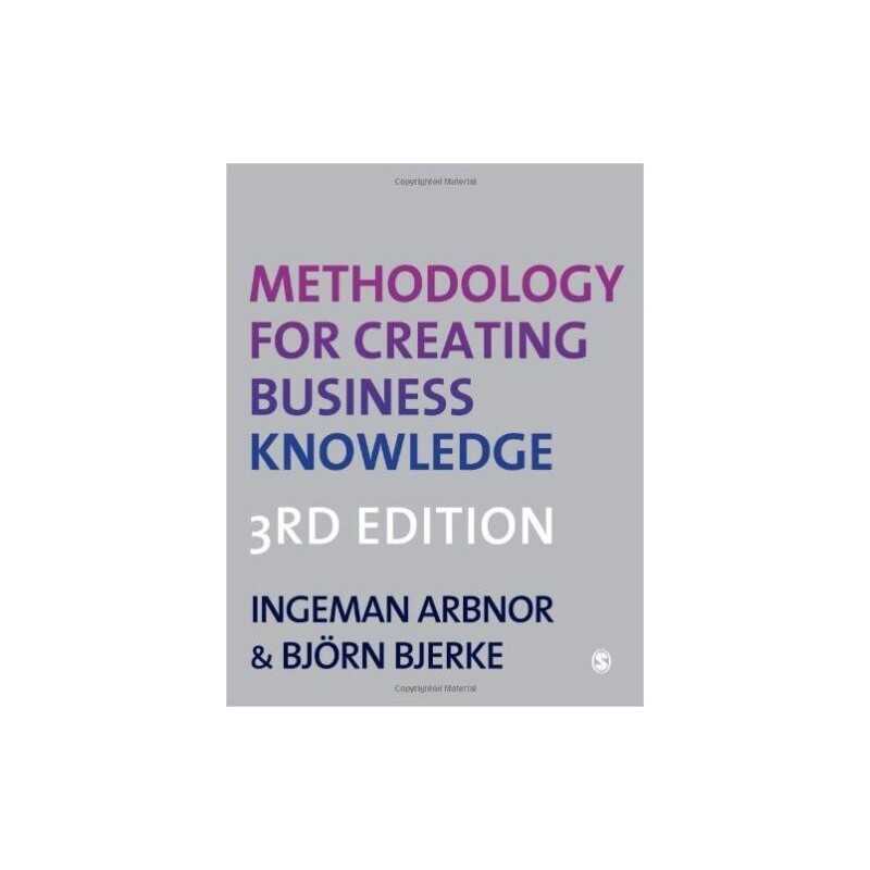 Methodology for Creating Business Knowledge - 9781847870582