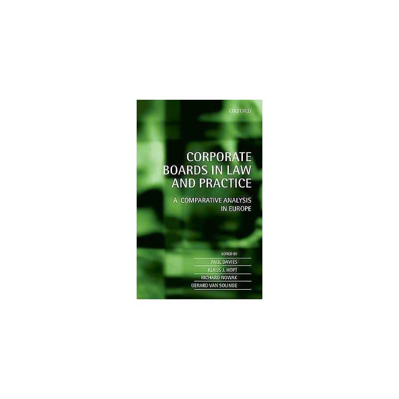 Corporate Boards in Law and Practice - 9780198705154