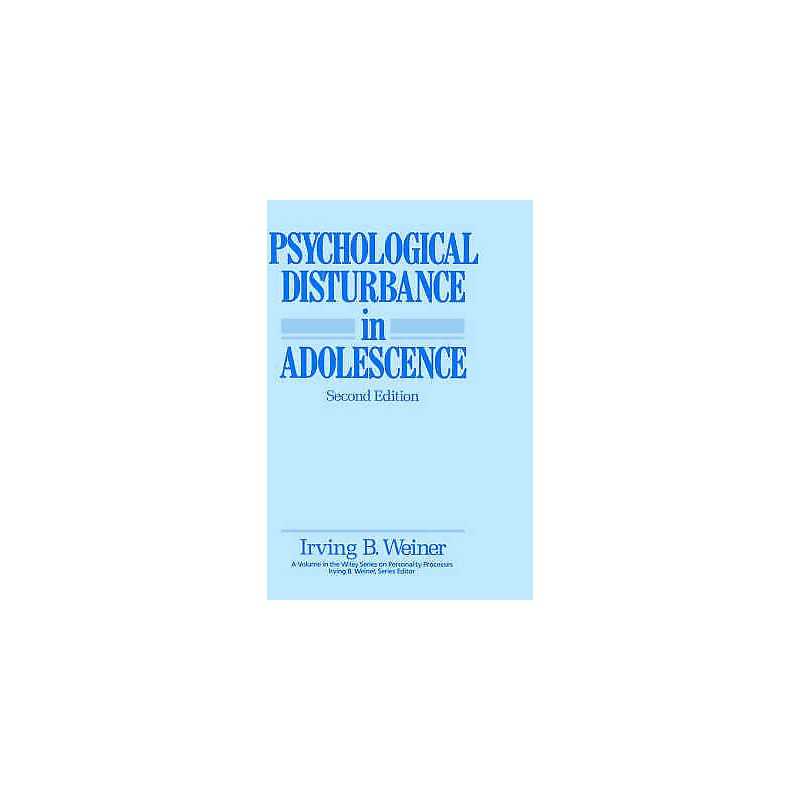 Psychological Disturbance in Adolescence - 9780471825968