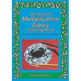 The Second Multiplication Tables Colouring Boo... by McElderry, Hilary Paperback