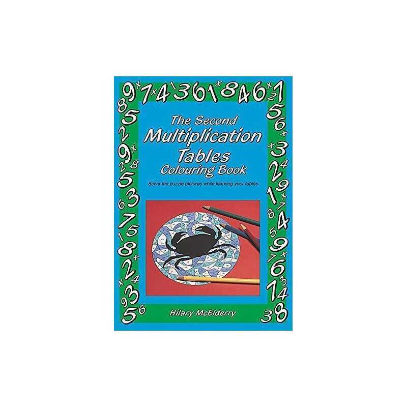 The Second Multiplication Tables Colouring Boo... by McElderry, Hilary Paperback