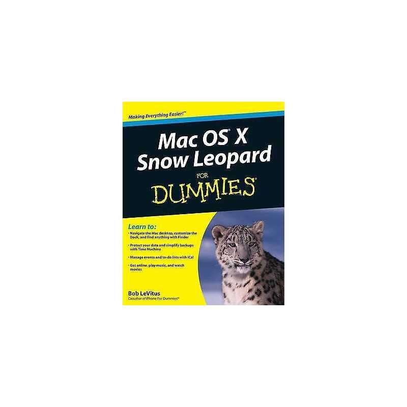 Mac OS X Snow Leopard For Dummies - 9780470435434