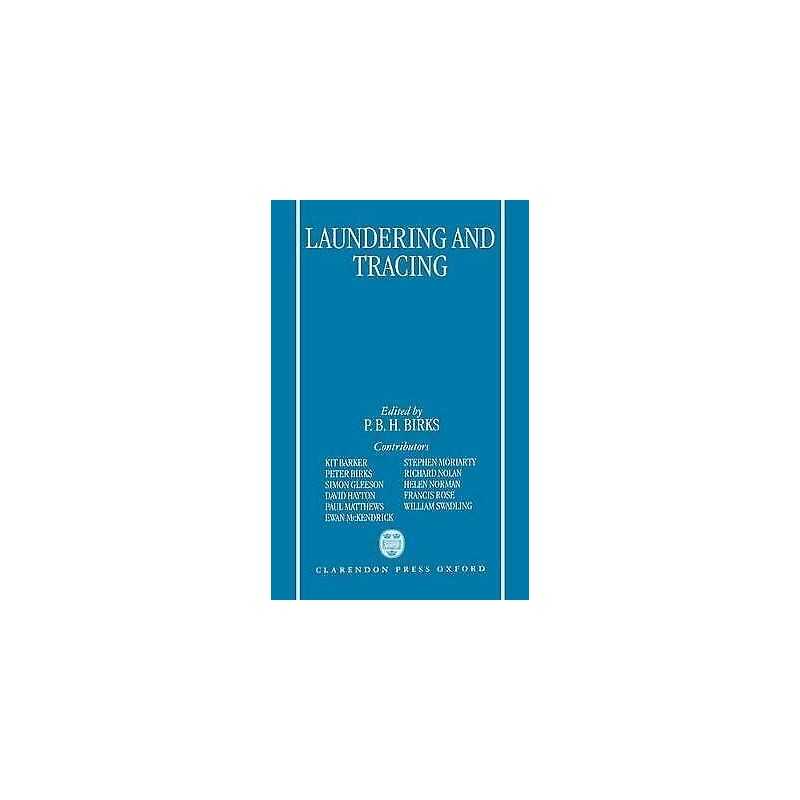 Laundering and Tracing - 9780198261018