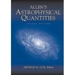 Allens Astrophysical Quantities - 9781461270379