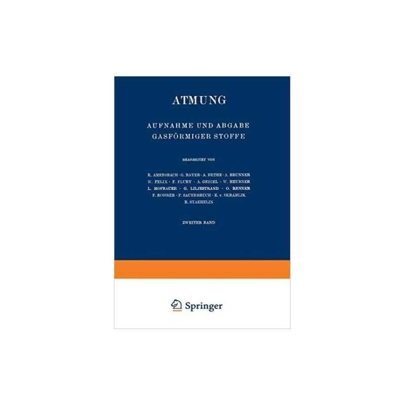 Atmung - 9783540010210