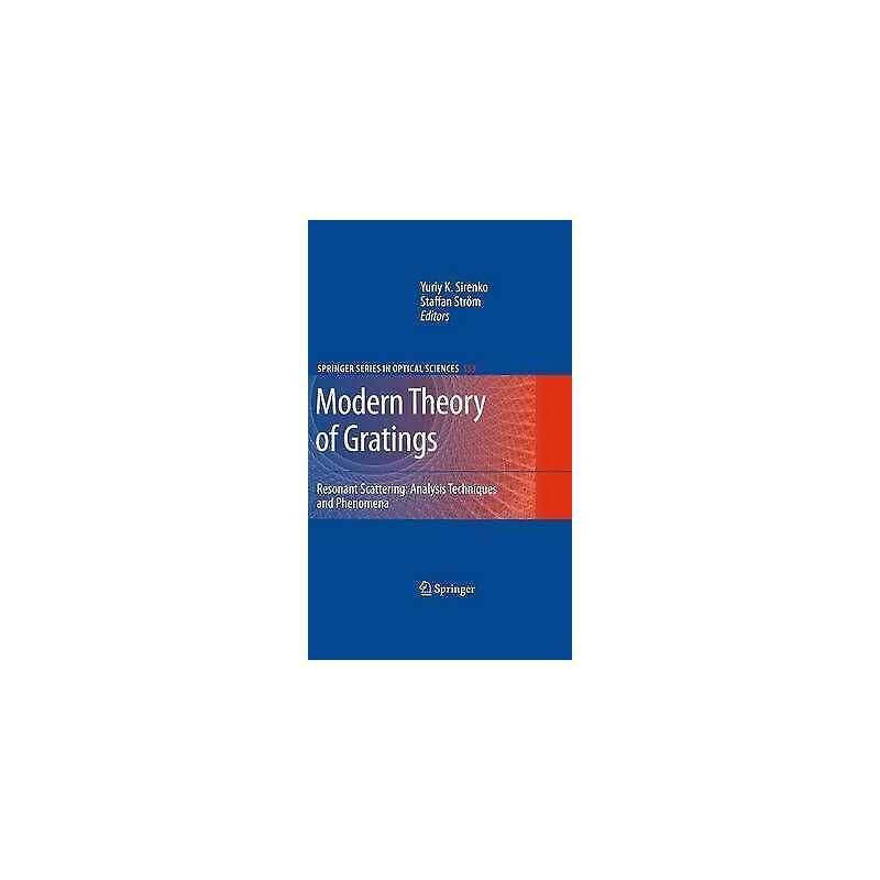 Modern Theory of Gratings - 9781461425465