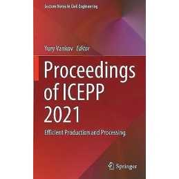 Proceedings of ICEPP 2021 - 9783030860462